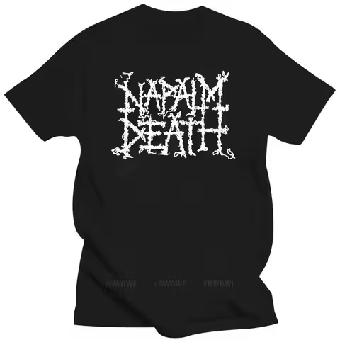 NAPALM DEATH Old Logo band poster album cover heavy metal hard rock fashion cotton T Shirt all sizes