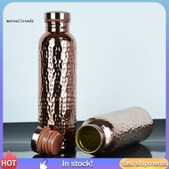 <moreallready> Durable Copper Water Bottle Large Capacity Copper Bottle 800ml Copper Sports Water Bo