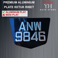 No Plate Ketuk Motor Nombor Plate Motor Frame Plate No Plat accessories motor No Flat车牌 MOTOR NOMBOR