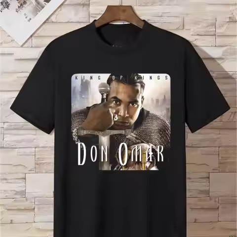 Don Omar King Of Kings Songs T Shirt For S 3XL Fan Retro Hip Hop