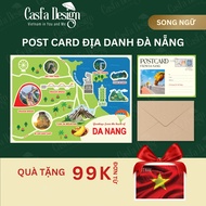[Combo of 10] Da Nang Place Postcard - Vintage Travel Postcard - Beautiful Souvenir Gift - CASFA Des
