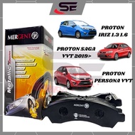 MERGENT Brake Pad Persona VVT Saga VVT 2019> IRIZ 1.3 1.6 Front Brake Pad Depan Break Brek Pad Saga 