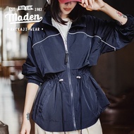 Maden thương hiệu mỹ ve áo 2025 mới quần soóc rộng eo áo khoác áo khoác Jacket mỏng cho phụ nữ của m