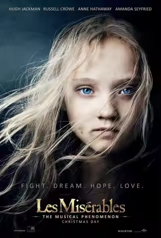 Amanda Seyfried Movie Les Miserables 2012 Silk Poster custom Home Decorative Wall Painting