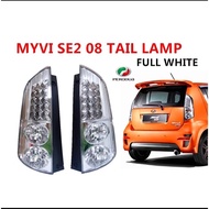 Perodua Myvi 05 08 Se Se2 Tail Lamp Lampu Belakang Albino Full White With Led & Socket