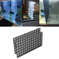 Fish Tank Bottom Filter Grid Plastic Bottom Filter Plate Mesh Partition Black And White Grid Plate S