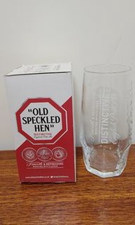 全新 Old Speckled Hen beer 啤酒杯 玻璃杯 水杯***另有Asahi Suntory Sapporo Hoegaarden Kirin Stella 嘉士伯 1664 藍妹 百威