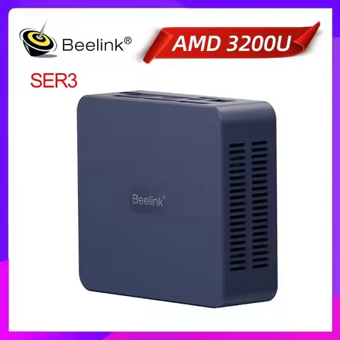 Beelink SER3 AMD Ryzen 3 3200U Mini PC Windows 11 Pro 4K HD 1000M Wifi5 BT5.0 Desktop Office Compute