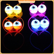 【Ready Stock】BBY--Shining Big Eyes Alien LED Hair Band Halloween Party Ball Concert Headwear Prop