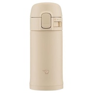 ZOJIRUSHI (elephant mark) Water bottle stainless steel mug one touch 0.2L beige SM-PD20-CM