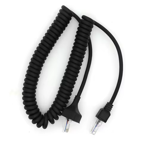 RJ-45 8 Pin to 8 Pin Microphone Cable Mic Cord Replacement for Kenwood KMC-30 KMC-32 KMC-35 KMC-36 K