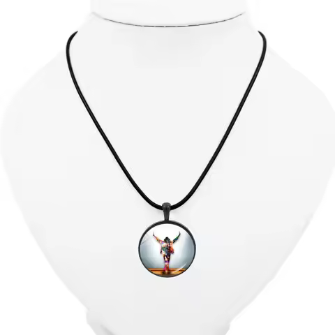 Michael Jackson Necklace Michael Jackson Cosplay Accessories Fan Birthday Gifts MJ Hanging Pendants 