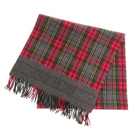 近新 Christian Dior 格紋 95TAR202I102 大RED羊毛圍巾/披肩，紅色，1788 [二手] Christian Dior 克里斯汀·迪奧