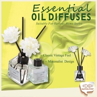 DC Air Freshener Reed Essential Oil Diffuser Home Fragrance Perfume Aromatherapy Pewangi Wangian Rum