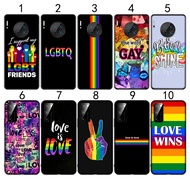 EG53 LGBT Rainbow Soft silicone Case for Huawei Nova 2 Lite 2i 3 3i 4E