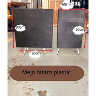 table plastic meja plastic hitam(century) made in malaysia/3x3/2x3.good kualiti