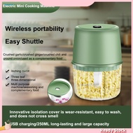 HOT 250ml Electric Mini Chopper Electric Garlic Chopper Portable Usb Rechargeable Mini Food Chopper Easy One-button Operation for Garlic More Energy-saving Kitchen Gadget