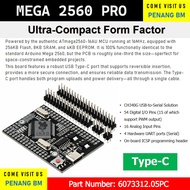 Arduino MEGA 2560 (PRO) | USB Type-C Arduino MEGA 2560 (PRO)