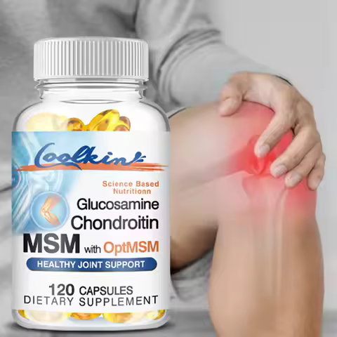 Glucosamine Chondroitin MSM - Supports Joint Health, Relieves Pain, Improves Joint Flexibility, and 
