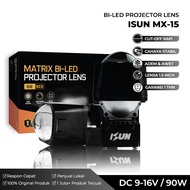 BILED Matrix iSUN MX15 Matrix X1 Mini Projector 1.5 Inch Flat-Cut Off Bi-LED Projector Headlight