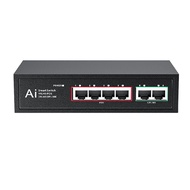 POE Switch 100Mbps Ethernet Switch POE Splitter IEEE 802.3af/At for IP Camera Wireless AP