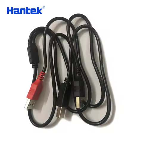 Hantek 6074BE 1008C 6022BE USB Data Cable Oscilloscope Data Cable 3 Plugs to Connect Multimeters Var