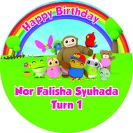 Sticker Birthday Cartoon - Didi and Friends