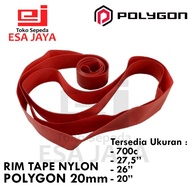 Rim Tape POLYGON Nylon 20mm 700 27,5" 26" 20" RimTape Sepeda Karet - 20+(451)