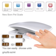 Small Animal Scale Multifunction Electronic Scale Grams Weight Max 22 Lbs Kitchen Food Scale with LC