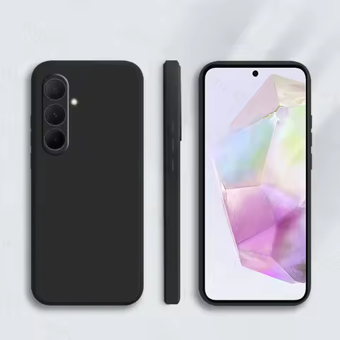 For Samsung Galaxy A35 5G Case Samsung A05 A15 A25 A35 A55 5G Original Liquid Silicone Candy Color C
