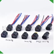 6 Pin Auto Temp sensor Reversing Radar Throttle Valve connector injection Plug 42121700 3B0973813 1J