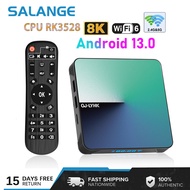 Salange ทีวีกล่อง Android GK28 Android 13 8K 4GB 64GB RK3528 WiFi6 คู่ Wifi BT5.0 ทีวีกล่อง Android Home Media Player สมาร์ททีวีกล่อง Iptv 2024