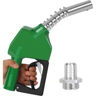 1" NPT Automatic Shut-Off Fuel Nozzle with Hook & Filter - High Flow Gas Pump Handle (30 GPM) for Ga