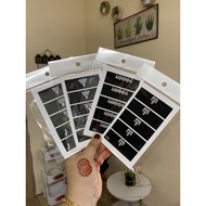 STICKER INAI CELUP 1 Set 5 JARI MURAH CANTIK STICKER HENNA HENNABYMISSLADY INAI CELUP CANTIK MERAH I