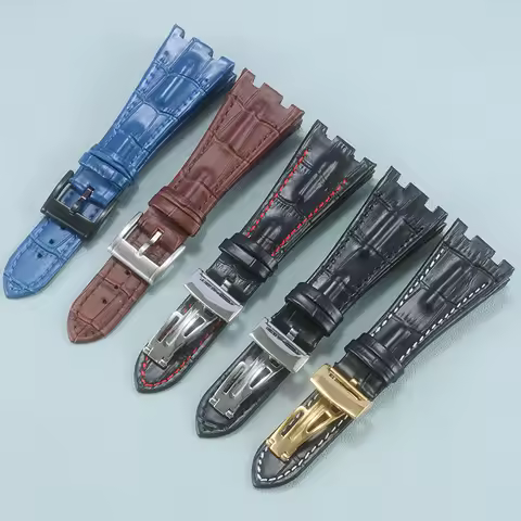 BRETA Genuine Leather Watch Band for Audemars Piguet Royal Oak Offshore 15710 15703 26470 WristBand 