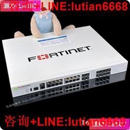 詢價 FortiGate 200F Fortinet飛塔防火墻 萬兆口雙電源 支持400人上網