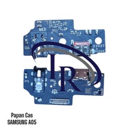 FLEXIBLE CHARGER SAMSUNG A05 A055 CHARGING BOARD FULLSET IC ORIGINAL