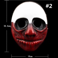 High-grade Payday 2 The Heist Dallas/Wolf/Chains/Hoxton Resin Masks Halloween Party Cosplay Masquera