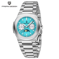 [Original] PAGANI DESIGN Watch 2025 Stainless Steel Week Date Mens Watches Waterproof Casual Sapphir