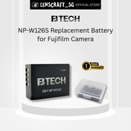 FBTECH Digital NP-W126S Camera Replacement Battery with 830mAh Capacity for Fujifilm Camera [Free Ca