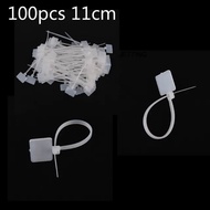 【】 100pcs/lot Plastic Nylon Tags Label Sticker Cable Zip Rj45 Rj12 Releasable Nylon Cable Wire Organ