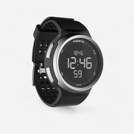 DECATHLON W900 men's running stopwatch reverse screen - Black