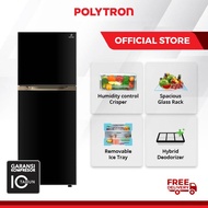 POLYTRON Kulkas 2 Pintu 350L New Belleza Big Liter PRM 490X