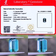 1.15 cts Lagoon Tourmalinenatural No Treatment Memo LOGIN
