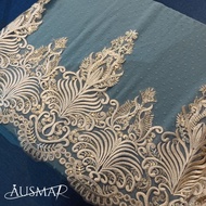 BORDER LACE TINGGI / SEQUIN BORDER LACE / BORDER LACE PENGANTIN (METER)