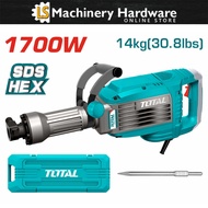 TOTAL TH217068 SDS HEX DEMOLITION BREAKER 1700W 50J - 6 MONTH WARRANTY -