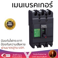 รุ่นขายดี เบรคเกอร์ งานไฟฟ้า SCHNEIDER เมนเบรกเกอร์ 3P 80A KA EZC100H3080T สีดำ ตัดไฟ ป้องกันไฟดูด ไ