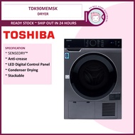 Toshiba 8.0KG Condenser Dryer - TD-K90MEM(SK)