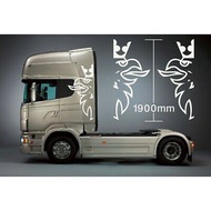 SCANIA TRUCK LOGO STICKER DECAL for Cab X2