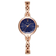 Kimio นาฬิกาข้อมือผู้หญิง  กระจกตัด ดีไซด์เรียบหรู ดูดี ใส่ได้บ่อย สายสแตนเลส NEW รุ่น KW6275 พร้อมก